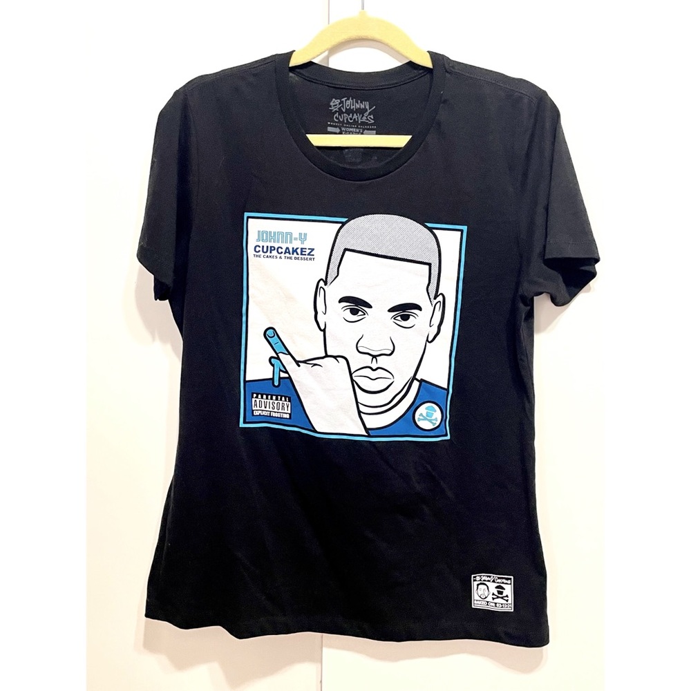 Johnny Cupcakes Jay-Z Blueprint 2 Women size XL t shirt streetwear